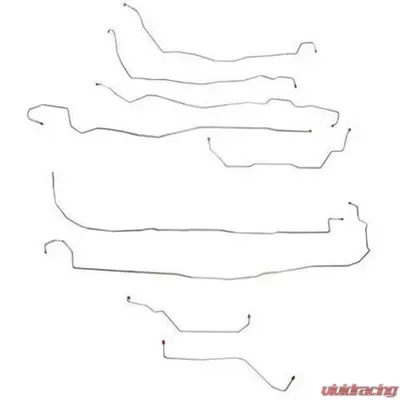 Fine Lines Complete Brake Line Kit For 03-07 Hummer H2 Complete Steel - CBK0003OM