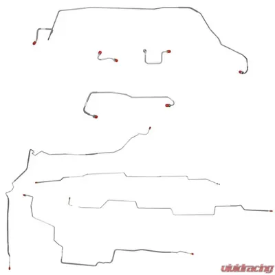 Fine Lines Complete Brake Line Kit For 02-07 Rendezvous 02-05 Aztek Rear Disc Complete Stainless - CBK0006SS