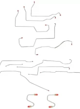 Fine Lines Complete Brake Line Kit For 96-99 LeSabre Bonneville 88 Regency Traction Control Complete Stainless                                     - CBK0009SS - Image 2