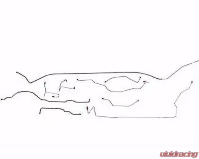 Fine Lines Complete Brake Line Kit For 99-04 Jeep Grand Cherokee Complete Steel - CBK0010OM