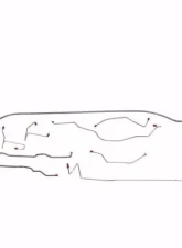 Fine Lines Complete Brake Line Kit For 99-04 Jeep Grand Cherokee Complete Stainless                                     - CBK0010SS - Image 2