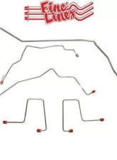 Fine Lines Complete Brake Line Kit For 98-99 Blazer Jimmy Bravada 4WD and 4-Door Complete Brake Set Stainless                                     - CBK0013SS - Image 2