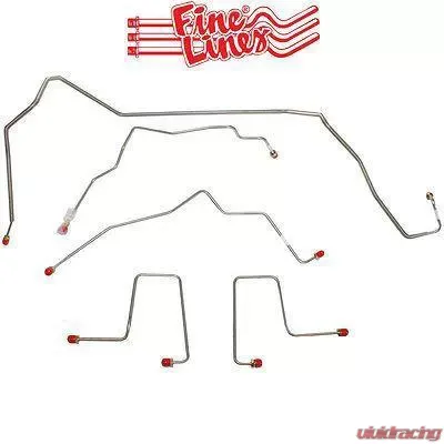 Fine Lines Complete Brake Line Kit For 98-99 Blazer Jimmy Bravada 4WD and 4-Door Complete Brake Set Stainless - CBK0013SS