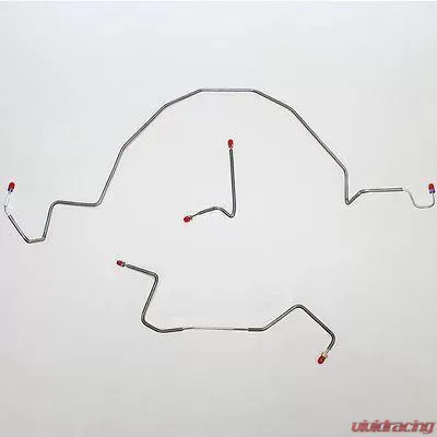 Fine Lines Complete Brake Line Kit For 98-01 Ford Ranger 2WD RWABS Ext/Reg Cab/Long Bed Stainless - CBK0019SS