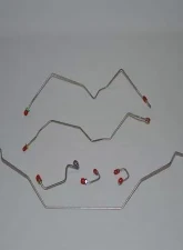 Fine Lines Complete Brake Line Kit For 95-97 Dodge Ram 1500 4WD RWABS Reg Cab/Short Bed Complete Stainless                                     - CBK0021SS - Image 2