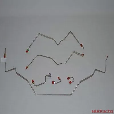 Fine Lines Complete Brake Line Kit For 95-97 Dodge Ram 1500 4WD RWABS Reg Cab/Short Bed Complete Stainless - CBK0021SS