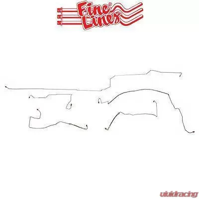 Fine Lines Complete Brake Line Kit For 99-04 300M with AWABS and Traction Control Complete Steel - CBK0027OM