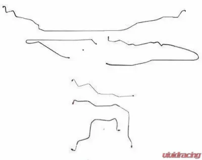 Fine Lines Complete Brake Line Kit For 96-99 Chevrolet Cavalier/Sunfire Complete Brake Set Steel - CBK0029OM