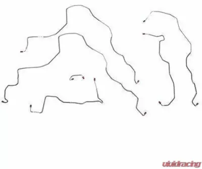 Fine Lines Complete Brake Line Kit For 99-03 Solara W/ABS 4 Wheel Disc V6 Complete Steel - CBK0031OM