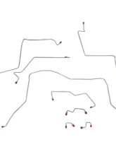 Fine Lines Complete Brake Line Kit For 95-97 Dodge Ram 3500 4WD AWABS Ext Cab/Long Bed Brake Lines Kit Steel                                     - CBK0033OM - Image 2