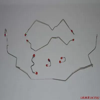 Fine Lines Complete Brake Line Kit For 95-97 Dodge Ram 2500 4WD RWABS Ext Cab/ Long Bed Complete Stainless - CBK0037SS