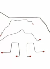 Fine Lines Complete Brake Line Kit For 00-05 GM S-Series Truck 4WD Ext Cab w/ ZR2 Package Complete Steel                                     - CBK0039OM - Image 2