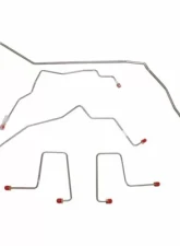 Fine Lines Complete Brake Line Kit For 00-05 GM S-Series Truck 4WD Ext Cab w/ ZR2 Package Complete Stainless                                     - CBK0039SS - Image 2