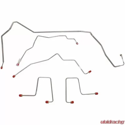 Fine Lines Complete Brake Line Kit For 00-05 GM S-Series Truck 4WD Ext Cab w/ ZR2 Package Complete Stainless - CBK0039SS