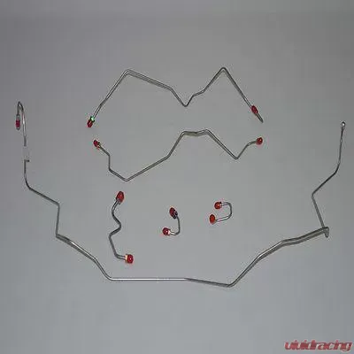 Fine Lines Complete Brake Line Kit For 95-97 Dodge Ram 1500 4WD RWABS Ext Cab/Long Bed Complete Stainless - CBK0042SS