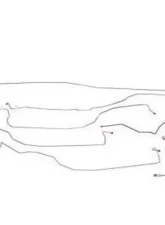 Fine Lines Complete Brake Line Kit For 05-07 Chevrolet/GMC 1500 4WD Ext Cab/Short Bed or Crew Cab/Short Bed Complete Steel                                     - CBK0043OM - Image 2