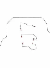 Fine Lines Complete Brake Line Kit For 97-01 Ford Expedition/ 97-01 Navigator 4x4 Before 5/24/01 Complete Stainless                                     - CBK0050SS - Image 2