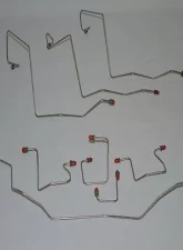 Fine Lines Complete Brake Line Kit For 98-01Dodge Ram 3500 4WD AWABS Reg Cab/Long Bed Drum Dually Complete Stainless                                     - CBK0052SS - Image 2