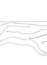 Fine Lines Complete Brake Line Kit For 01-07 GM 3500 Ext Cab/Long Bed Dually Complete Stainless                                     - CBK0053SS - Image 2