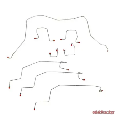 Fine Lines Complete Brake Line Kit For 01-02 Dodge Ram 2500 4WD AWABS Reg Cab/Long Bed Manual Disc Complete Steel - CBK0055OM