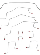 Fine Lines Complete Brake Line Kit For 01-02 Dodge Ram 2500 2WD AWABS Reg Cab/Long Bed Manual Disc Complete Steel                                     - CBK0058OM - Image 2