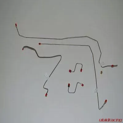 Fine Lines Complete Brake Line Kit For 93-95 Jeep Wrangler w/o ABS Complete Stainless - CBK0062SS