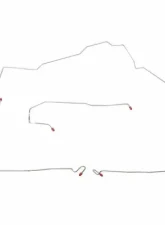 Fine Lines Complete Brake Line Kit For 2001-05 Grand AM/Malibu/Alero with ABS Complete Steel                                     - CBK0064OM - Image 2