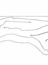 Fine Lines Complete Brake Line Kit For 01-07 GM 3500 Crew Cab/Long Bed Dually Complete Stainless                                     - CBK0065SS - Image 2