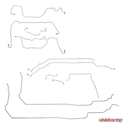 Fine Lines Complete Brake Line Kit For 05-06 Pontiac GTO Complete Stainless - CBK0069SS