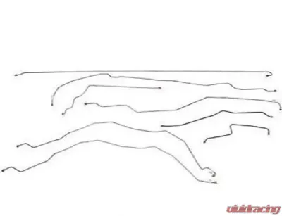 Fine Lines Complete Brake Line Kit For 01-07 GM 2500HD 6.0 Liter Crew Cab/Short Bed Complete Steel - CBK0071OM
