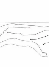 Fine Lines Complete Brake Line Kit For 01-07 GM 2500HD/3500 Truck 6.6L/8.1 Liter Ext Cab/Short Bed Complete Steel                                     - CBK0075OM - Image 2