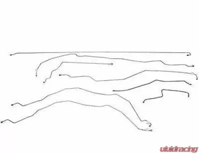 Fine Lines Complete Brake Line Kit For 01-07 GM 2500HD/3500 Truck 6.6L/8.1 Liter Ext Cab/Short Bed Complete Steel - CBK0075OM