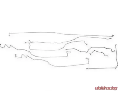 Fine Lines Complete Brake Line Kit For 05-07 GM 1500 Truck 4WD Reg Cab/Long Bed Complete Stainless - CBK0076SS