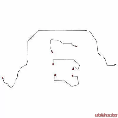 Fine Lines Complete Brake Line Kit For 01-05 Ford Ranger 4WD AWABS Ext Cab Complete Steel - CBK0077OM