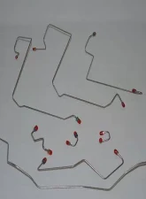 Fine Lines Complete Brake Line Kit For 95-97 Dodge Ram 2500 4WD AWABS Ext Cab/Long Bed Complete Stainless                                     - CBK0080SS - Image 2