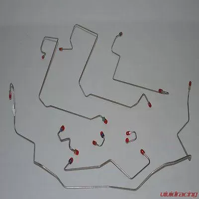 Fine Lines Complete Brake Line Kit For 95-97 Dodge Ram 2500 4WD AWABS Ext Cab/Long Bed Complete Stainless - CBK0080SS