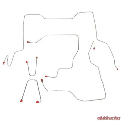 Fine Lines Complete Brake Line Kit For 02-04 Ford F-250 Super Duty/F350 Super Duty Crew Cab / Short Bed Complete Steel - CBK0085OM