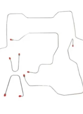 Fine Lines Complete Brake Line Kit For 02-04 Ford F-250 Super Duty/F350 Super Duty Crew Cab / Short Bed Complete Stainless                                     - CBK0085SS - Image 2