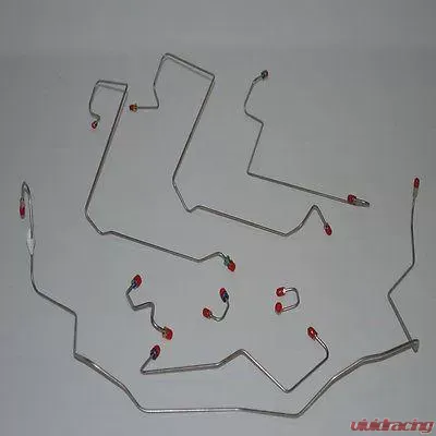 Fine Lines Complete Brake Line Kit For 95-97 Dodge Ram 1500 4WD. AWABS Ext Cab/Short Bed Complete Stainless - CBK0089SS