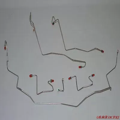 Fine Lines Complete Brake Line Kit For 98-99 GM S-Series Truck 2WD Reg Cab/Short Bed Rear Drum Complete Stainless - CBK0094SS