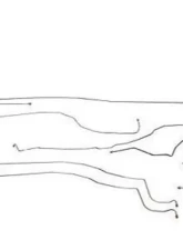 Fine Lines Complete Brake Line Kit For 03-04 GM 1500 Truck 4WD Reg Cab/Long Bed Complete Stainless                                     - CBK0095SS - Image 2