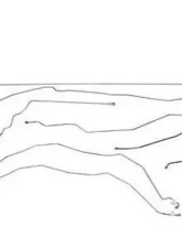 Fine Lines Complete Brake Line Kit For 01-07 GM 2500HD 6.6L or 8.1 Liter Ext Cab/Long Bed Complete Steel                                     - CBK0099OM - Image 2