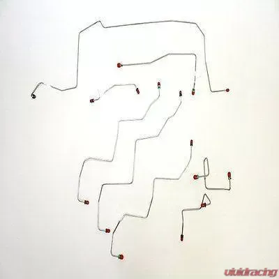 Fine Lines Complete Brake Line Kit For 98-01 Ford Explorer 5.0L Complete Stainless - CBK0100SS