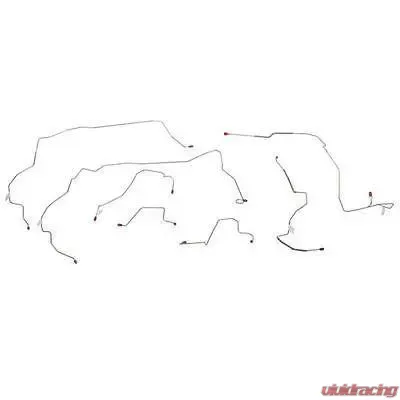 Fine Lines Complete Brake Line Kit For 00-04 Honda Insight Complete Steel - CBK0101OM