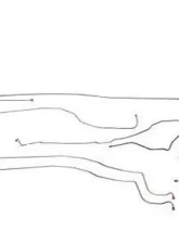 Fine Lines Complete Brake Line Kit For 03-04 GM 1500 Truck 4WD Reg Cab/Short Bed Complete Stainless                                     - CBK0103SS - Image 2
