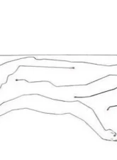 Fine Lines Complete Brake Line Kit For 01-07 GM 2500HD 6.0 V8 Ext Cab/Short Bed Complete Stainless                                     - CBK0106SS - Image 2