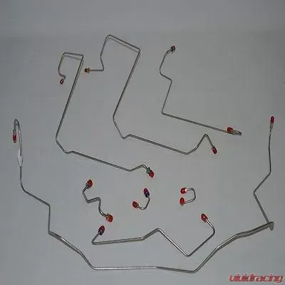 Fine Lines Complete Brake Line Kit For 95-97 Dodge Ram 2500 4WD AWABS Reg Cab/Long Bed Complete Stainless - CBK0114SS