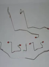 Fine Lines Complete Brake Line Kit For 98-01 Dodge Ram 2500 4WD RWABS Ext Cab/Long Bed Complete Stainless                                     - CBK0117SS - Image 2