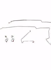 Fine Lines Complete Brake Line Kit For 87-93 Ford Mustang w/ Complete Subframe Connectors Complete Stainless                                     - CBK0119SS - Image 2