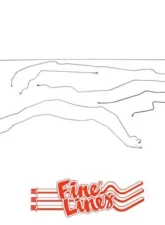 Fine Lines Complete Brake Line Kit For 01-07 GM 2500HD with Crew Cab Long Bed Complete Steel                                     - CBK0126OM - Image 2